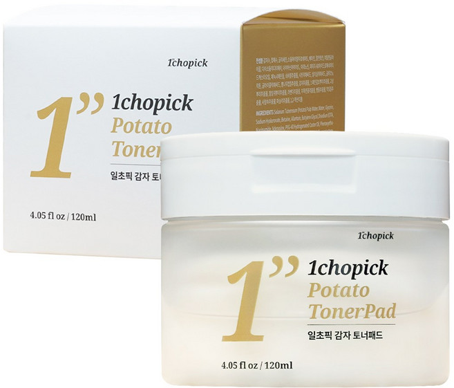 일초픽 감자 토너패드 120ml, 60매입, 1개