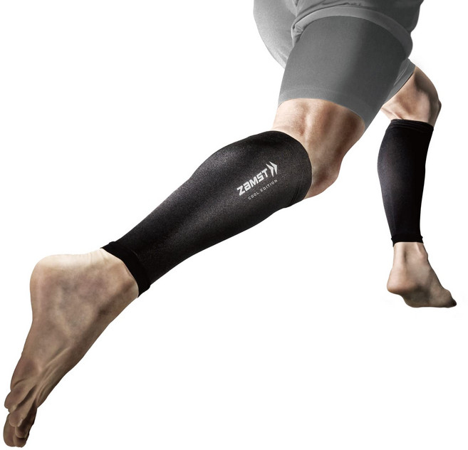 ZAMST 착압 카프 슬리브 COOL EDITION 냉감 양다리 S 385541
