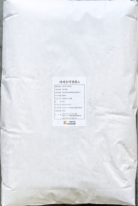 코이나식품 타피오카전분 20kg 99% 태국산, 1개