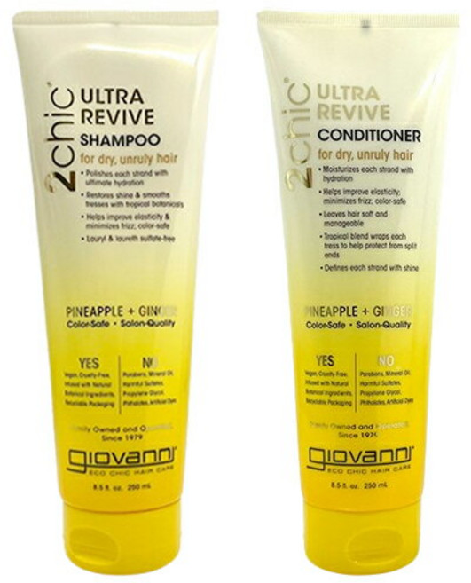 2개 세트 조반니 조반니 2chic(투식) 리리브 샴푸 & 컨디셔너 250ml