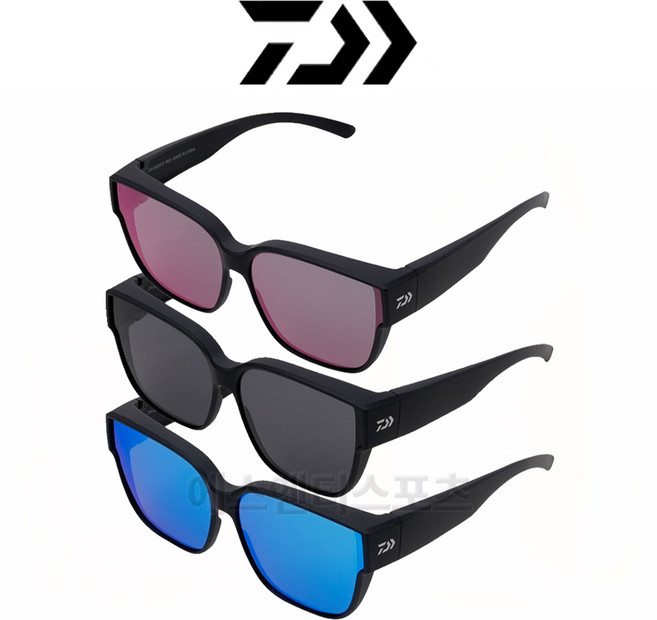 DAIWA 다이와 2025 편광 렌즈 선글라스 DN-8025CS 야외 낚시 민물 바다 선상, 다이와선글라스(8025CS)블루, 1개