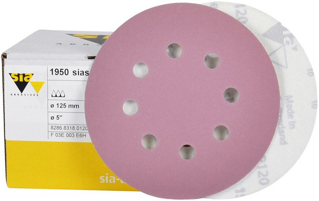 시아 샌딩페이퍼 원형 1950 500번 100장, 1개