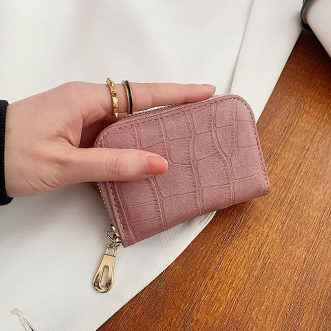 시크벤 여성 지퍼형 카드지갑 동전 명함 수납 반지갑