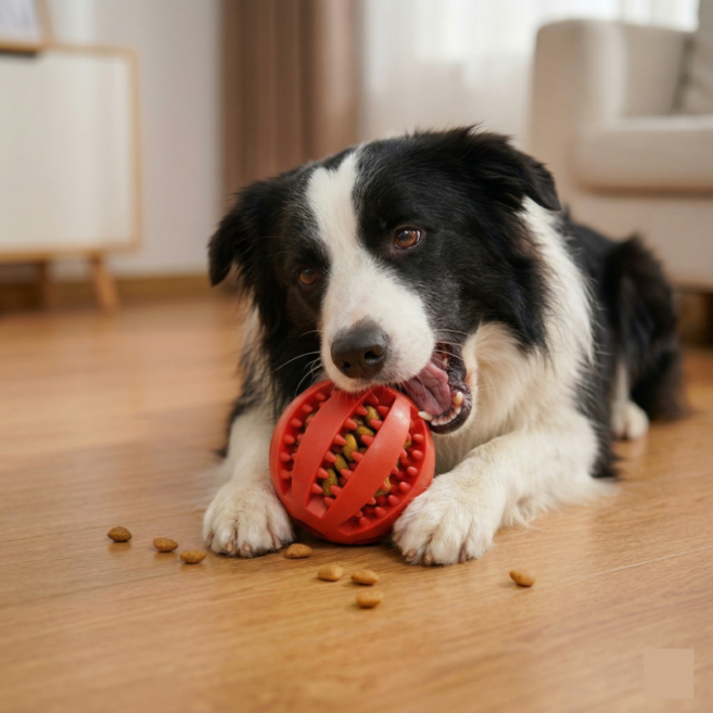 나나팝픽 노즈워크 간식공, 2개, 레드