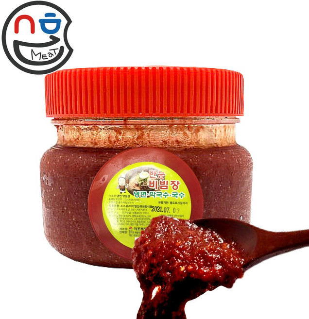 하남이조 만능양념장 500g 쫄면양념장 비빔면소스 냉면 비빔냉면 쫄면장 비빔장 다대기, 1개