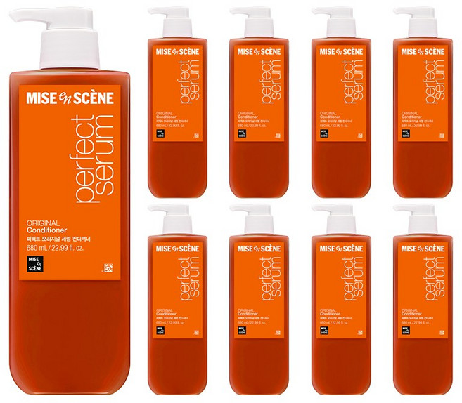 미쟝센 퍼펙트 오리지널 세럼 컨디셔너 680ml x9개, 9개
