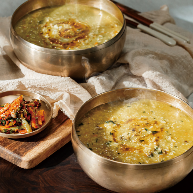 제주 전복죽 밀키트 전복내장 한끼 영양 4팩 (전복죽 2팩+보말죽 2팩), 200g, 1세트