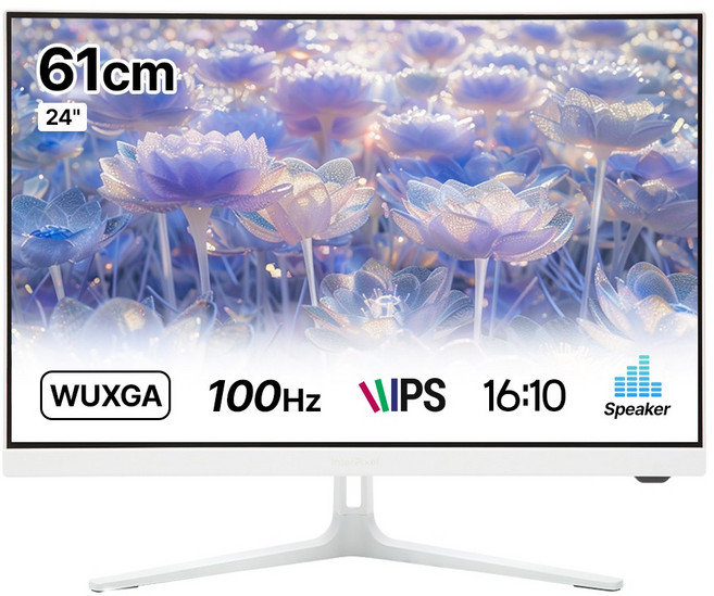 인터픽셀 IP2418 WUXGA IPS 100Hz 화이트 사무용 모니터 아이케어, IP2418(일반), 61cm