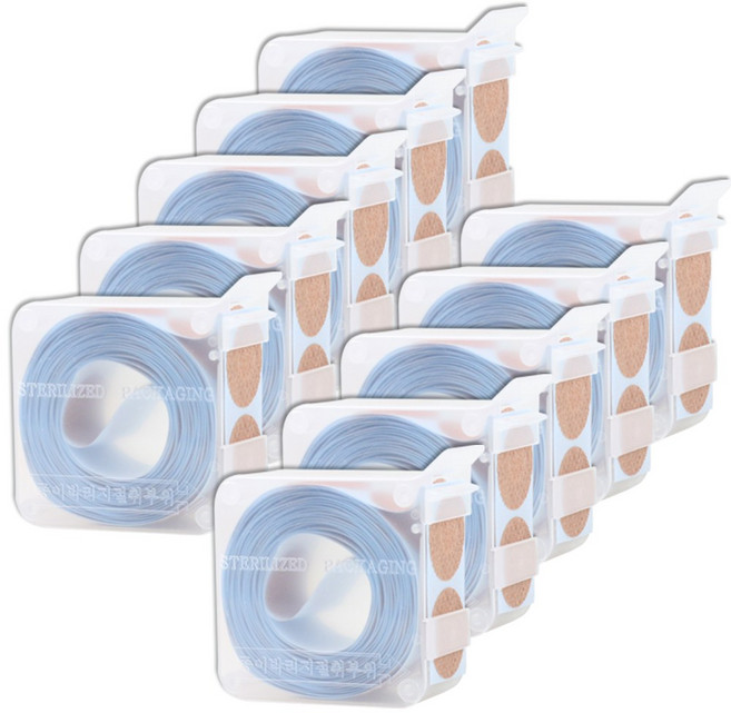 건강두배로 모아랩 채혈밴드 원형 20mm 100매입, 10개