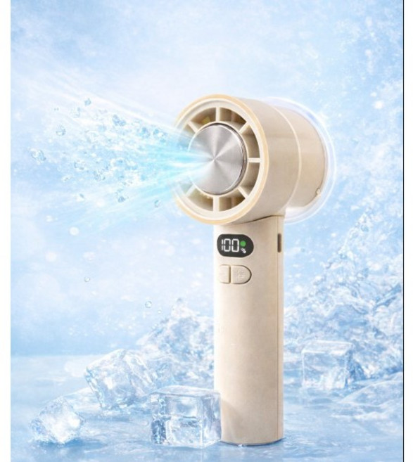 에어라벨 급속 냉각 에어컨 무선 휴대용 선풍기 저소음, 크림베이지, FS-09