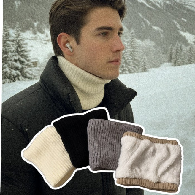 이더노멜 북극곰기모 넥워머