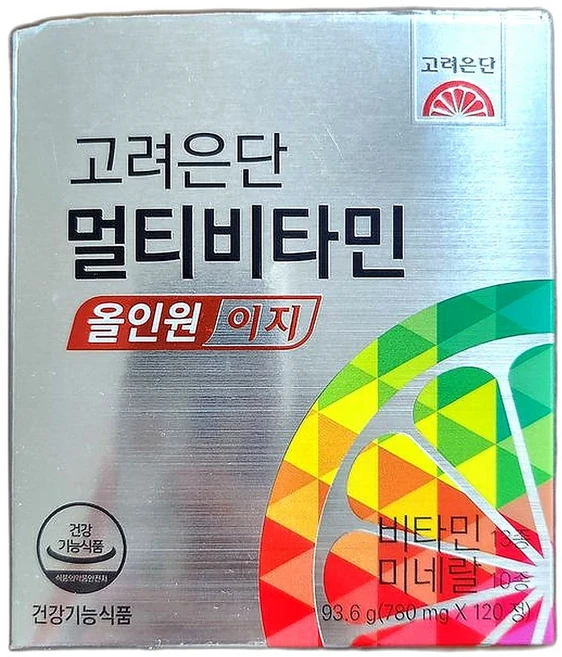 종합영양제 피로회복 면역력 증진 올인원 미네랄 영양소 가득 멀티비타민 120정 1개 - 쿠팡