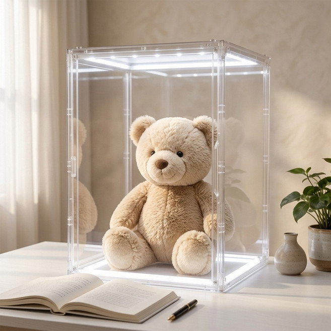 Curious Pony 피규어 장식장 led 레고 장식장 아크릴 피규어 장식장, 1개