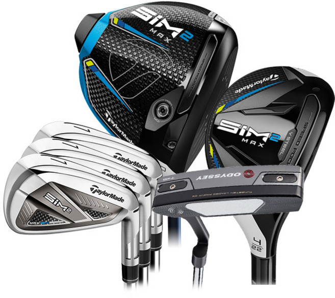 (테일러메이드코리아) SIM2 MAX 경량스틸 조합 클럽세트(남성), 인기조합, 인기조합