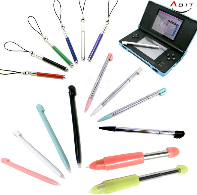 ADIT PMP 핸드폰 닌텐도 휴대폰 터치 감압식 터치펜, 1개, AA0427_레드