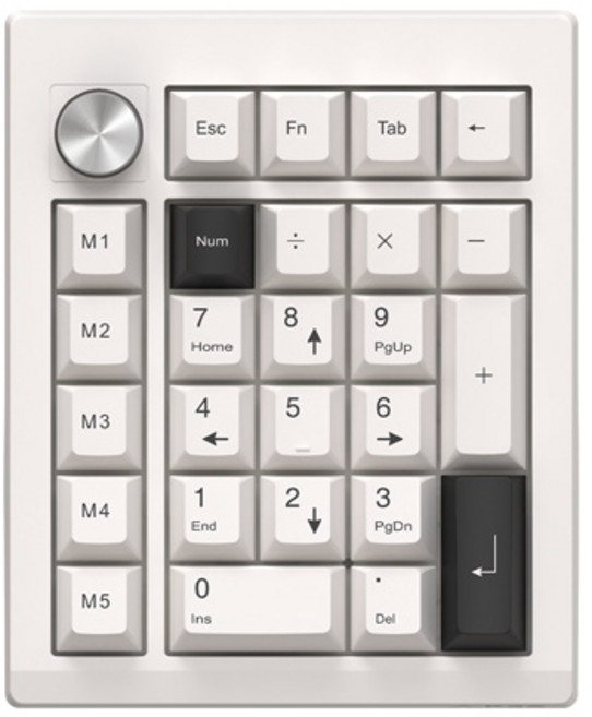 앱코 K26 무선 QMK VIA 넘버패드 숫자 키패드 3모드