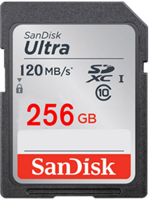 샌디스크 울트라 SD카드 SDSDUN4, 256GB, 1개