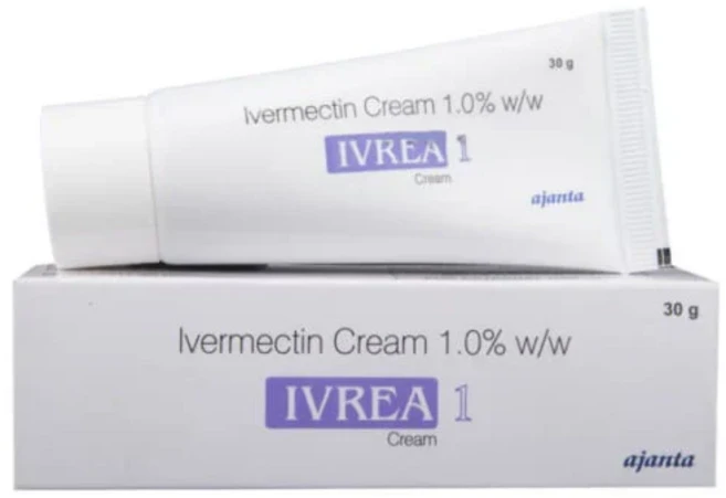 Ivermectin Cream - Ivrea 30g (Pack of 3), 3개