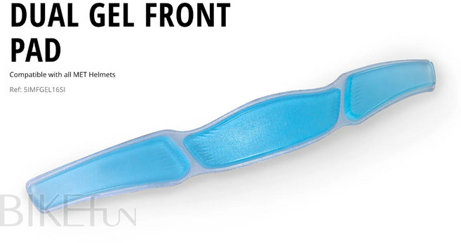 MET TRENTA RIVALE MANTA VINCI IDOLO 安全帽內襯襯墊 BIKEfun, 1個, 前額涼感矽膠條