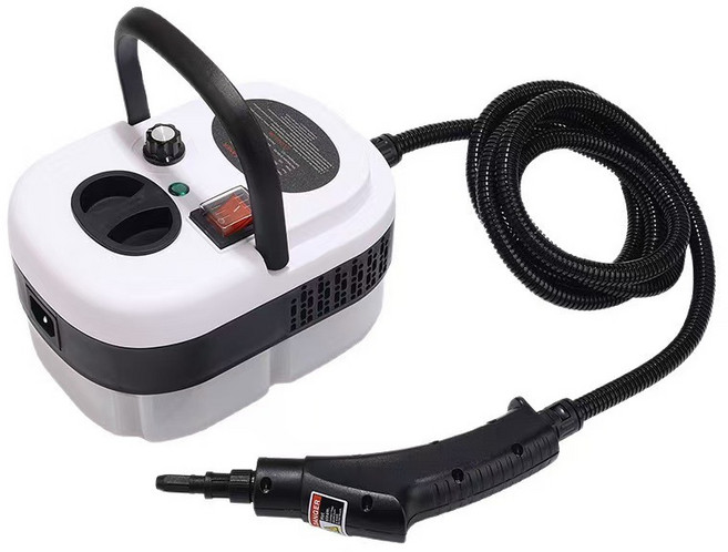 高壓高溫蒸汽清潔機家用浴室窗戶去油污歐規美規蒸氣清洗機, 一台, 白色