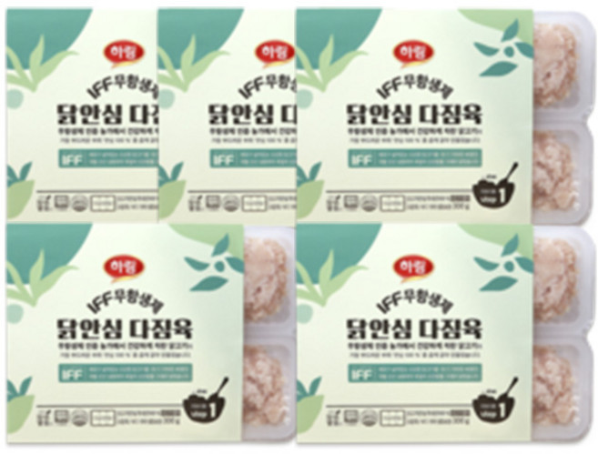 하림 IFF 무항생제 안심 다짐육 300g 5개 이유식 1단계