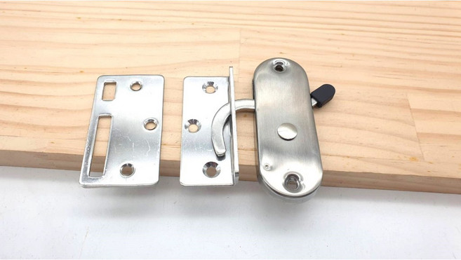 CBX-FAJH 加長型門扣開關 拉門鎖 勾鎖 滑門鎖 室內拉門鎖 MIT304 (含稅), 不鏽鋼, 1個