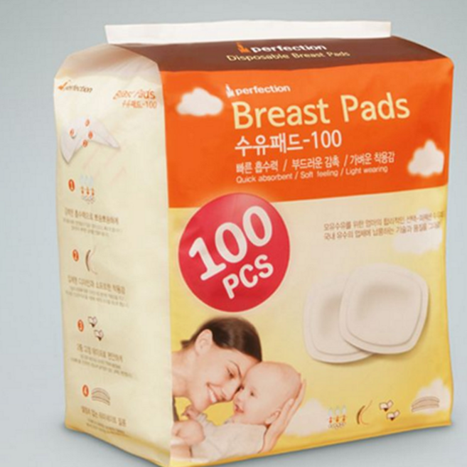 일회용 수유 패드 부드러운 수유용 100매 모유 저장 패드 산모용 준비물 필수템 필수품 흡수력 임산부