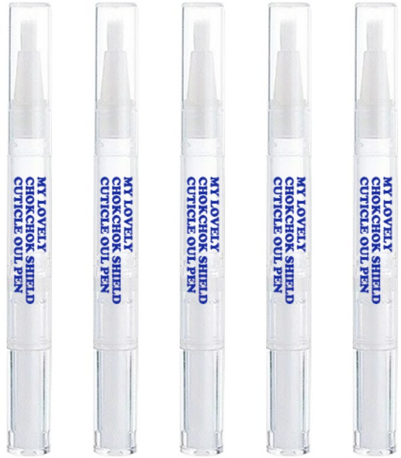 국산 촉촉 블루 큐티클 오일펜, 5개, 2.5ml