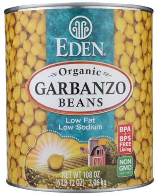 에덴 푸드 콩 통조림 병아리콩 유기농 Eden Foods Bean Can Garbanzo Org, 1개, 3.06kg