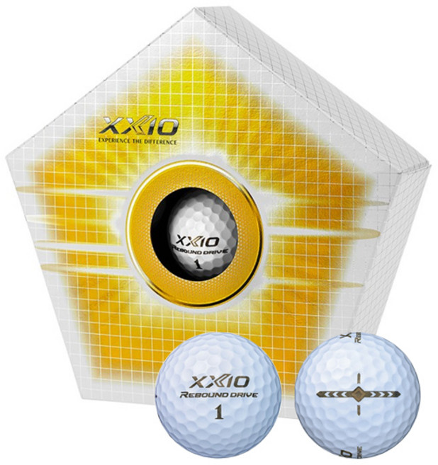 [젝시오/XXIO] 리바운드 드라이브 6구세트(화이트) - 골프공 선물 추천, 1개