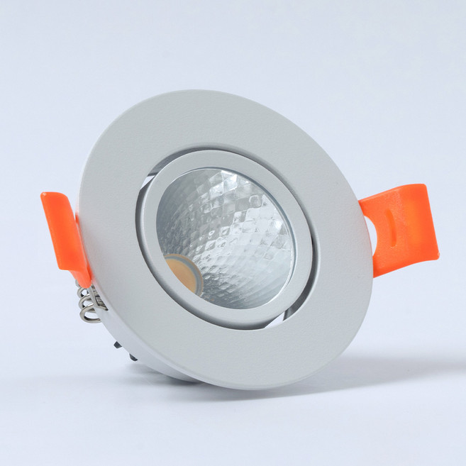 원더라이팅 LED 2인치 COB 다운라이트 5W 집중형 매입등 역률 0.9, 1개, 주광색(하얀불)