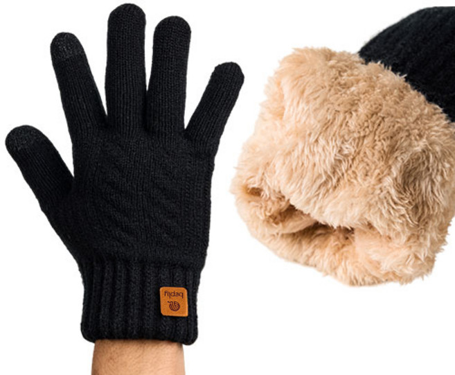 비플리 남녀공용 따스한 스마트 터치 기모 장갑