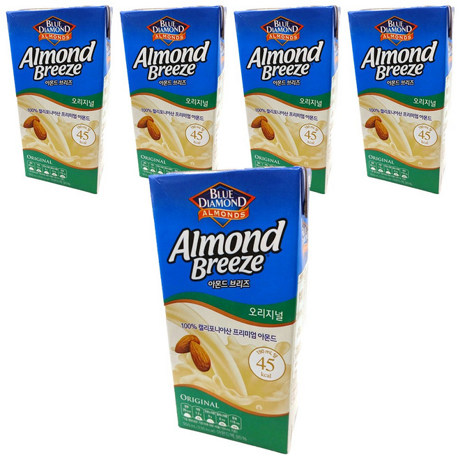 블루다이아몬드 아몬드 브리즈 오리지널, 950ml, 5개
