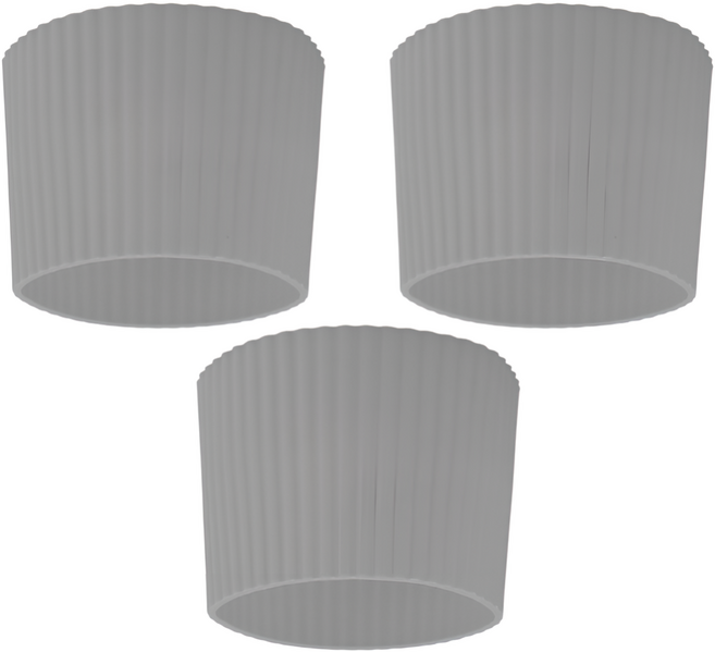 월간리빙 미끄럼 방지 실리콘 컵홀더 컵슬리브, 3개, 그레이