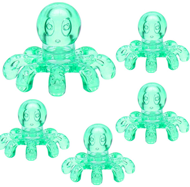 [5개 묶음]사구마트 문어발마사지기-5개 허벅지 마사지, 그린, 5개