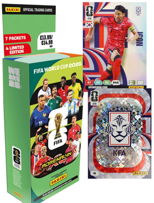 파니니 2026 FIFA 월드컵 멀티팩 축구카드 한박스