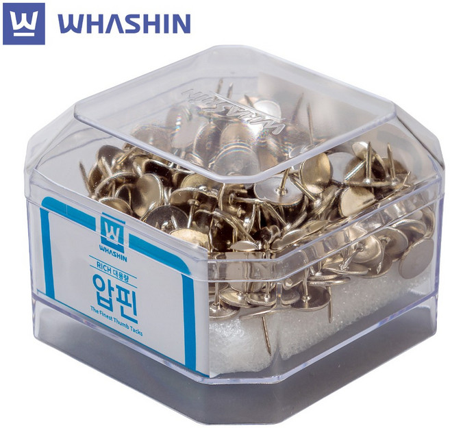 [화신] 압핀 압정 리치팩 10x10mm 대용량