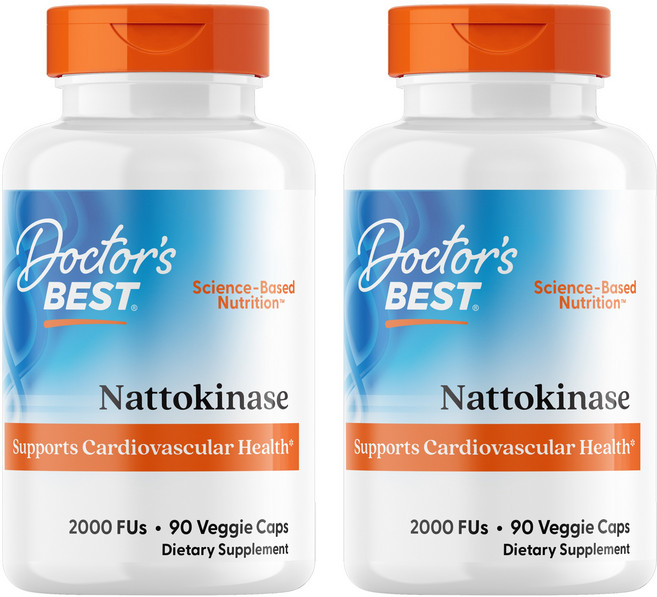 닥터스베스트 나토키나제 2000FUs 베지 캡, 90정, 2개