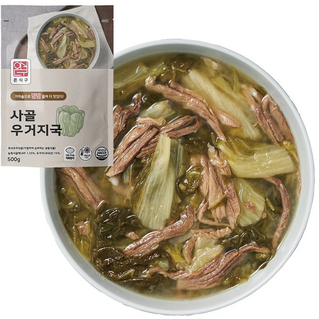 온식구 사골우거지국, 500g, 1개