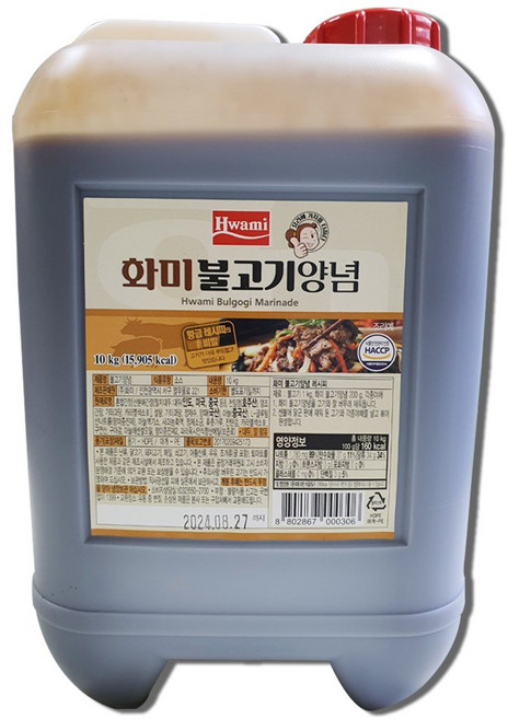 화미 불고기양념, 1개, 10kg