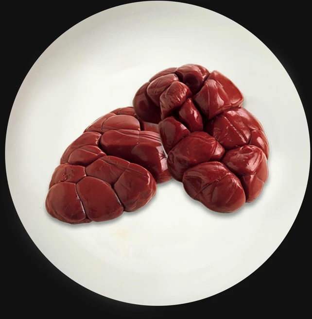 냉동 한우 소콩팥 한마리분 700g내외 내장탕 냉동 볶음 구이 내장 천엽 수구레, 700g내외(한마리분), 1개 - 쿠팡