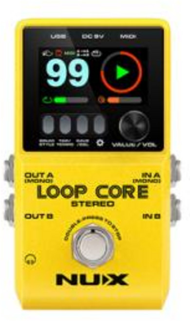 탭 템포 음악 일렉트릭 기타 액세서리 페달 기타 효과 루퍼 6 시간 녹음 시간 드럼 패턴, 1개