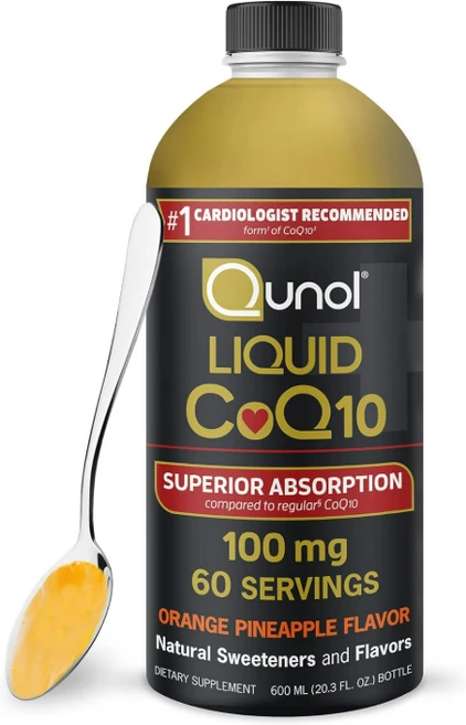 Qunol Liquid CoQ10 Superior Absorption큐놀 코큐텐 고흡수성 코엔자임Q10 코엔자임큐텐 600ml, 1개 - 쿠팡