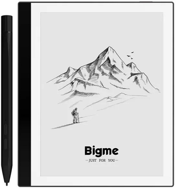 Bigme PocketNote 7인치 흑백 잉크 스크린 전자책 리더, White, 1개