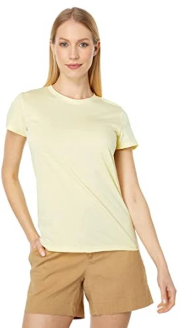 Vince 여성용 에센셜 크루 Lt 블러쉬 샌드 176882 - 쿠팡