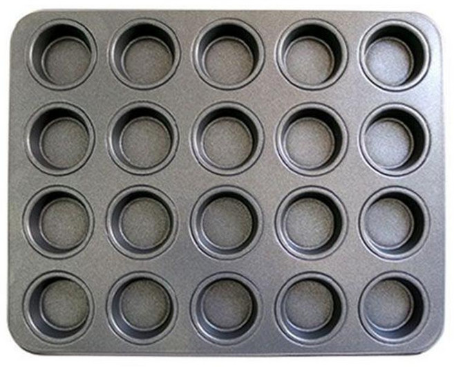미니 머핀틀 20구 원형팬 홈베이킹 필수템, 1개