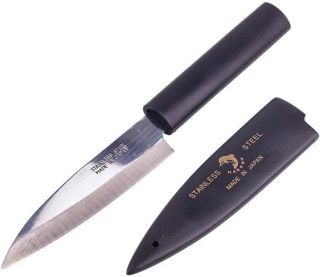 일본 하코 돌핀 다용도 칼집 나이프 일제칼, 1개, 블랙