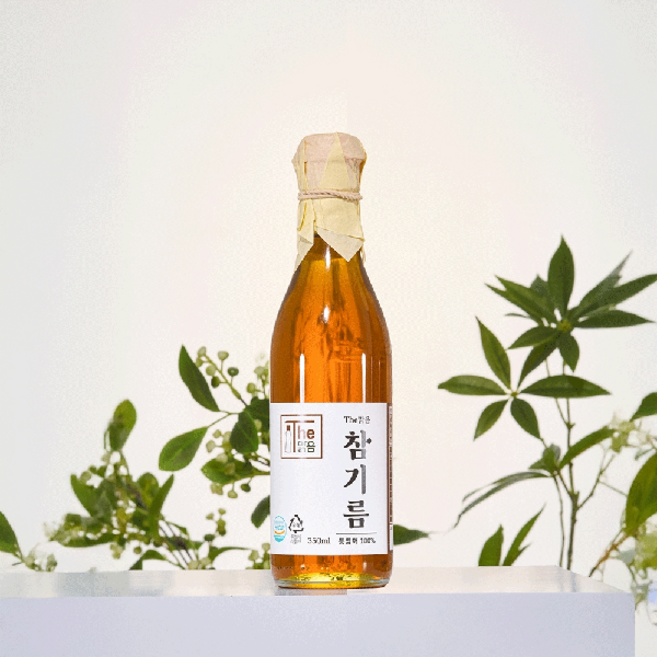 더맑음 The맑음 저온압착 참기름 350ml X 2병, 2개