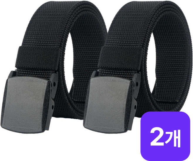 맨즈유로 캐쥬얼 길이조절 벨트 허리띠 1+1