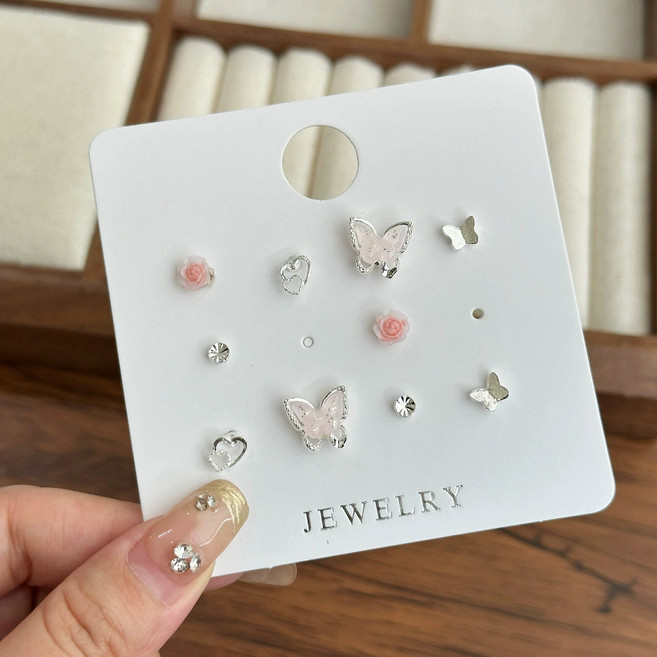 카밀라쇼룸 실버 925 은침 예쁜 주얼리 포인트 세트 귀걸이